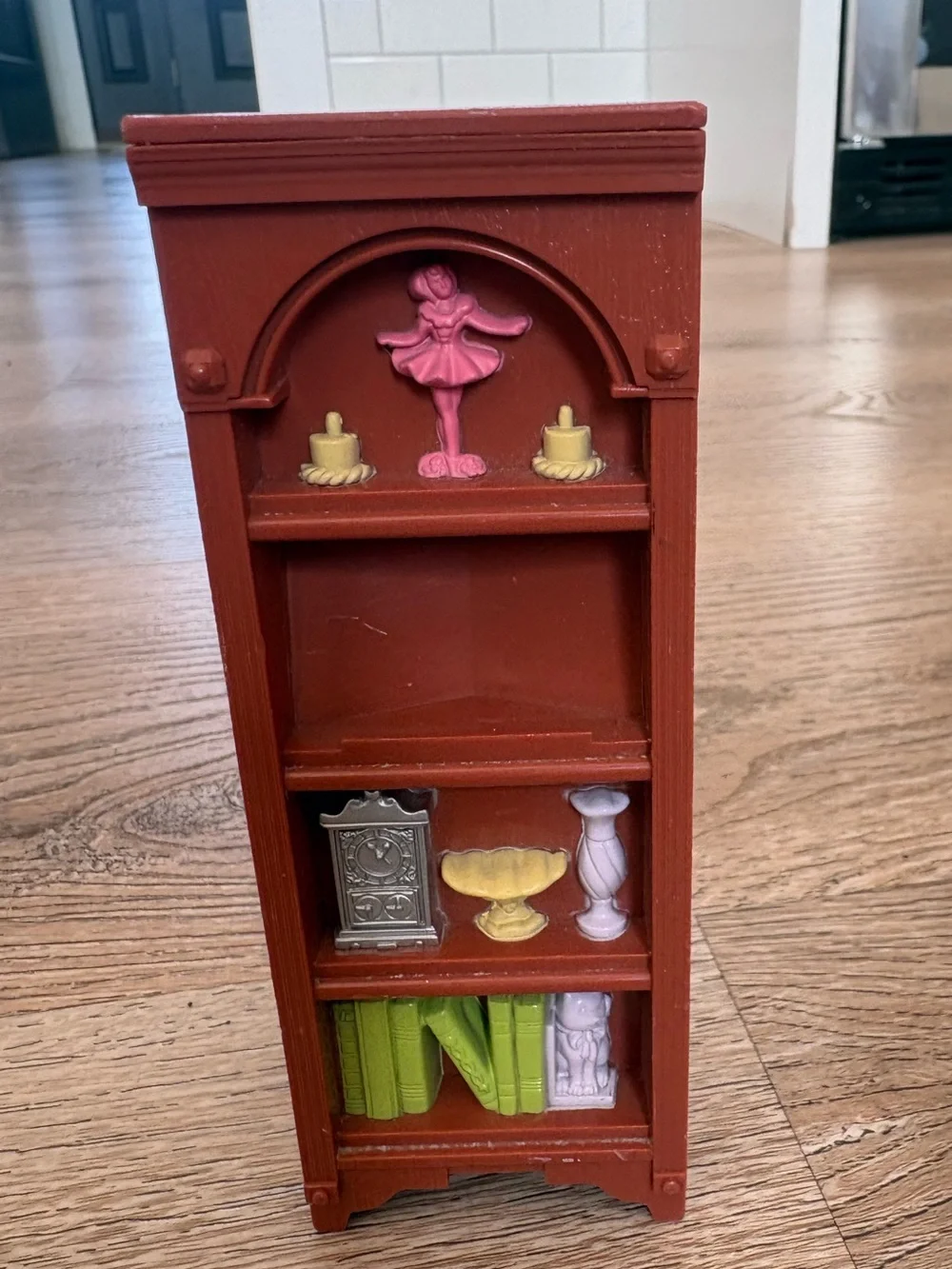 Fisher-Price Loving Family Princess Canopy Bed & Bookcase Dollhouse Furniture 09